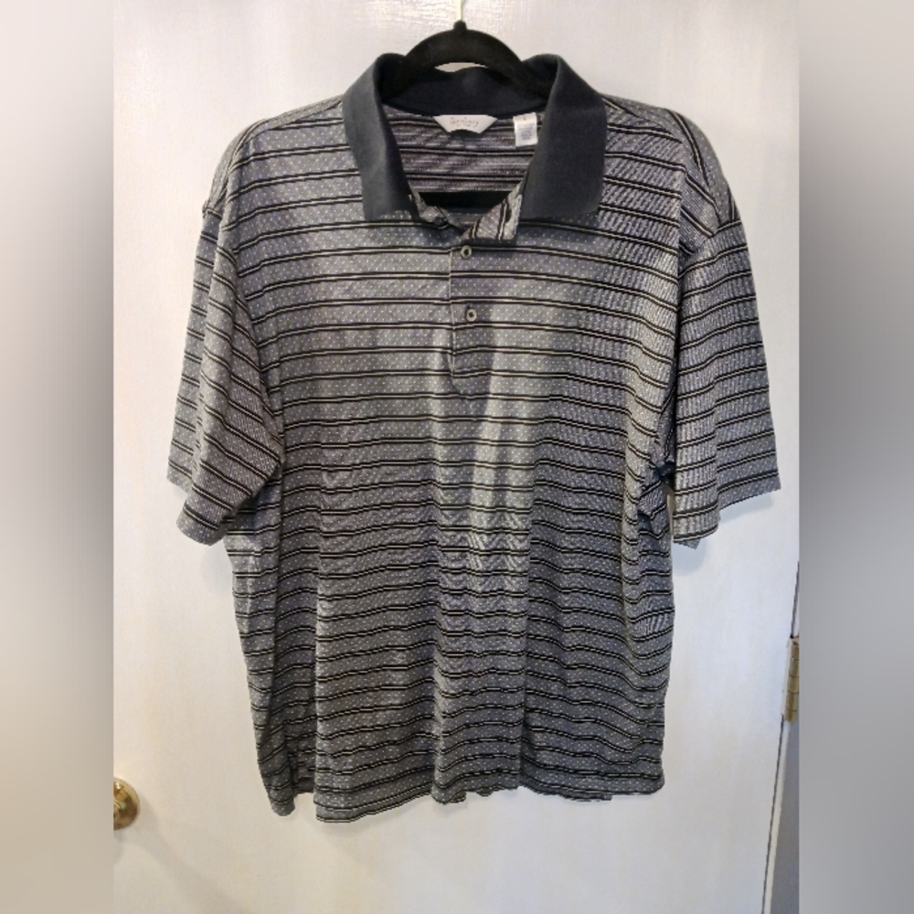 Turnbury Polo Shirt Mens L Cotton EUC Short Sleeve